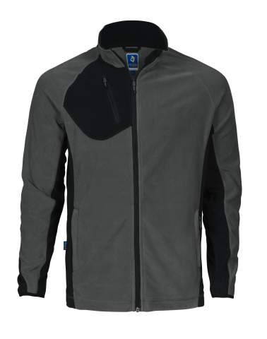 2325 MICROFLEECE – jacka, Grå – ProJob (1)