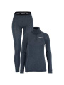 Ull Merino HZ set W, Blå/Melange