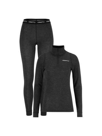 Ull Merino HZ set W, Svart/Melange – Craft (1)