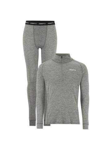 Ull Merino HZ set M, Dk Grå/Melange – Craft (1)