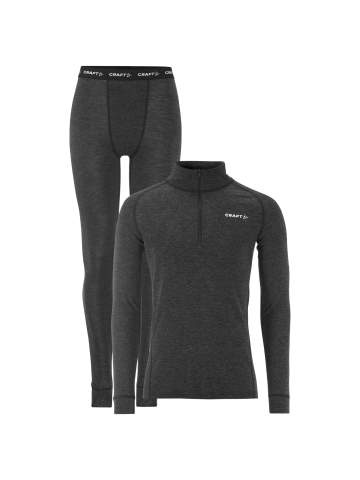 Ull Merino HZ set M, Svart/Melange – Craft (1)