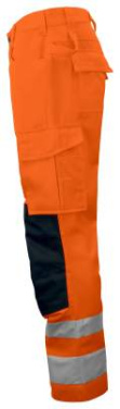 6532 – byxor, EN ISO 20471 CLASS 2, Orange/Svart - ProJob (4)