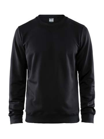 Leisure – sweatshirt med rund hals (herr), Svart - Craft