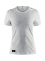 Community Mix SS – T-shirt (dam), Gråmelerad