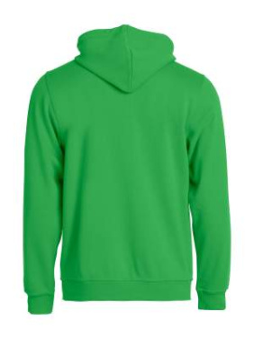 Basic Hoody – tröja med hel dragkedja, äppelgrön – Clique (2)