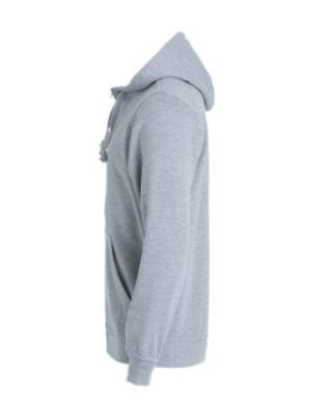 Basic Hoody – tröja med hel dragkedja, gråmelerad – Clique (3)