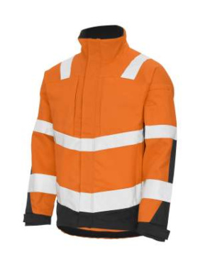 6427 Lined Hi-Vis – jacka, Orange/Svart – ProJob (3)