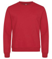 Miami – sweatshirt med rund hals, Röd