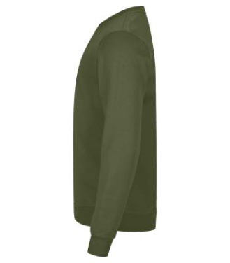 Miami – sweatshirt med rund hals, Armégrön - Clique (3)