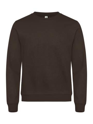 Miami – sweatshirt med rund hals, Mörk Mocka - Clique (1)