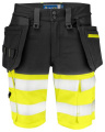 6580 EN ISO 20471 CLASS 1 – shorts, Gul/svart