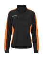 Evolve 2.0 Contrast Half Zip – tröja (dam), Svart/Orange