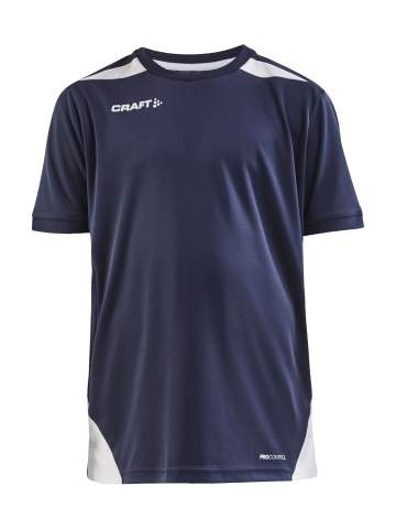 PRO Control Impact Ss – T-shirt (barn), Marinblå/Vit - Craft