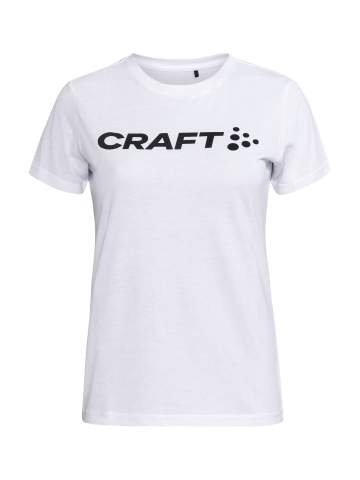 Community Logo SS – T-shirt (dam), Vit-Melange - Craft (1)