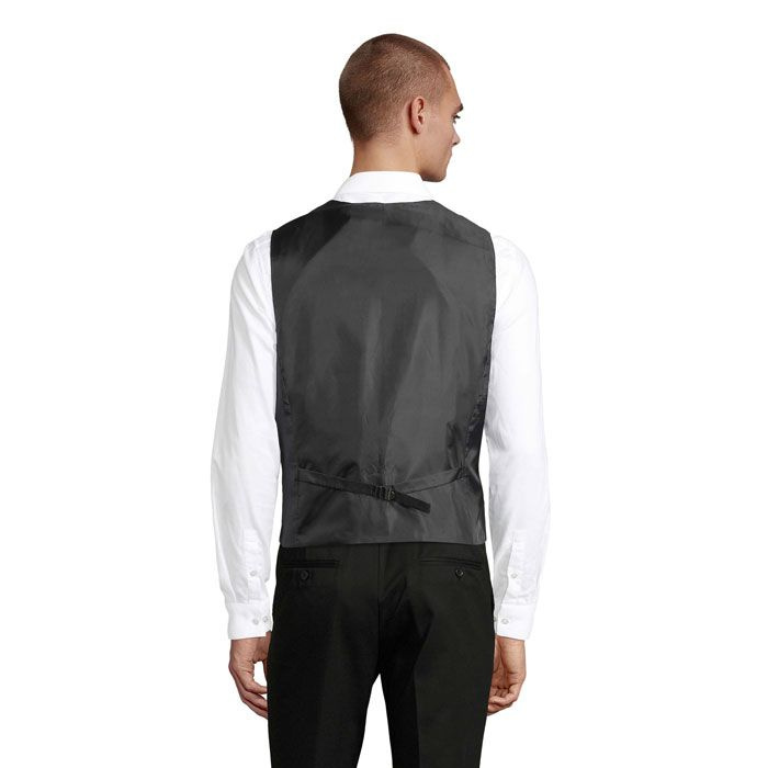 MAX HERR WAISTCOAT, Djupsvart, produktbild (1)