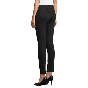 GASPARD DAM SLIM FIT JEAN, Djupsvart, XXS, produktbild (2)