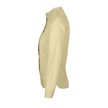 BART DAM MAO COLLAR SHIRT, Beige, S, produktbild (2)
