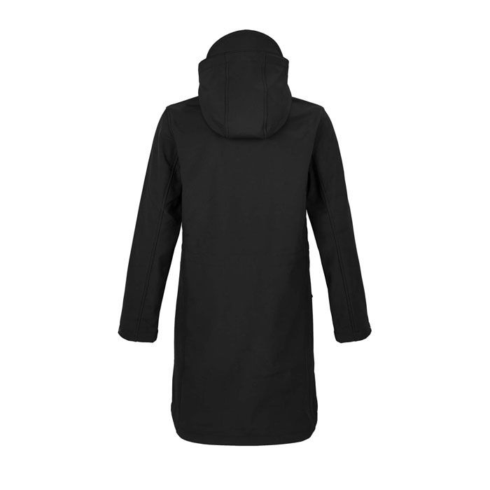 ACHILLE DAM SOFTSHELL, Djupsvart, S, produktbild (1)