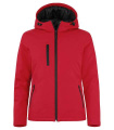 Padded Softshell – huvtröja (dam), Röd