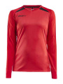 PRO Control Impact Ls – T-shirt (dam), Klarröd/Svart
