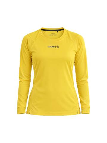 Rush 2.0 LS – T-shirt (dam), Sverige Gul - Craft (1)