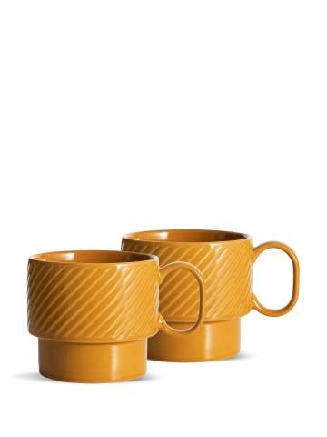 Coffee & More tea – mugg, 2-pack - Sagaform (1)