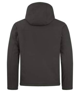 Padded Softshell – huvtröja, Mörkgrå – Clique (2)