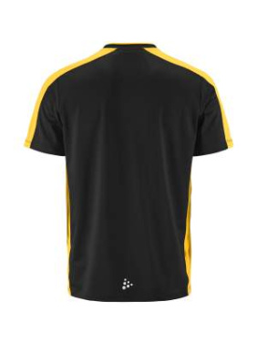 Evolve 2.0 Contrast – matchtröja (herr), Svart/Sverigegul - Craft (2)