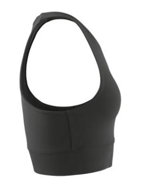 Rush 2.0 Crop Top – sport-bh (dam), Svart - Craft (3)