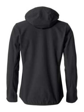 Basic Softshell Ladies – huvtröja, svart – Clique (2)