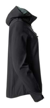 Basic Softshell Ladies – huvtröja, svart – Clique (4)
