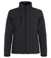 Padded – softshelljacka (dam), Svart