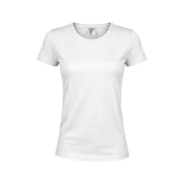 Vit T-shirt för kvinnor "keya" WCS180, Vit – KEYA (2)