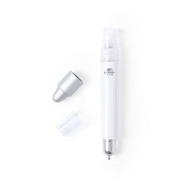 Multifunktionell antibakteriell penna Fruk, Vit – Makito (3)