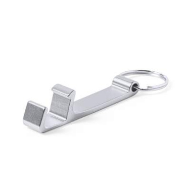Multifunktionsnyckelring Delfis, Silver – Makito (4)