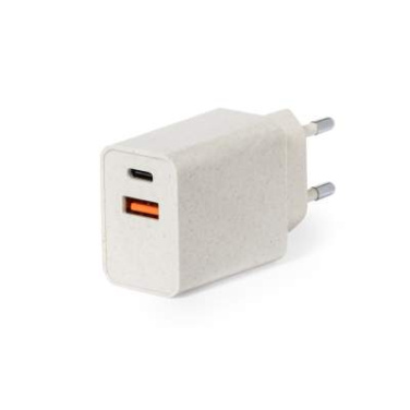 USB-laddare Avery, Naturlig – Makito (2)