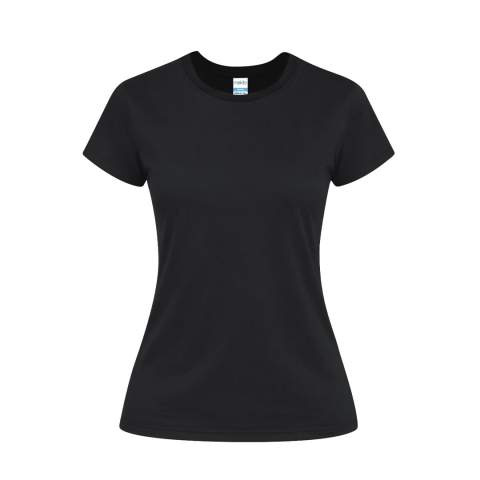 Färgad t-shirt för kvinnor Seiyo, Svart – Makito
