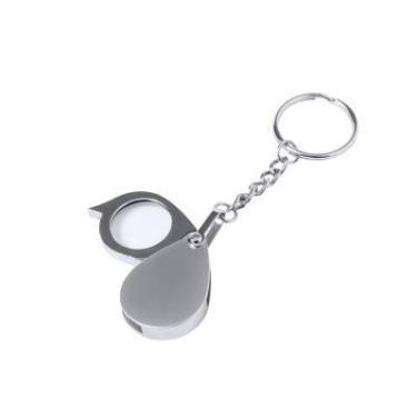 Förstoringsglasnyckelring Kitins 8X, Silver – Makito (3)