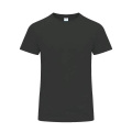 Färgad t-shirt för vuxna Perkins, Mörkgrå