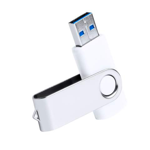 USB-minne Brabam 16GB, Vit – Makito (1)