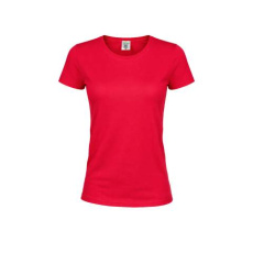 Färgad T-shirt för kvinnor "keya" WCS150, Röd