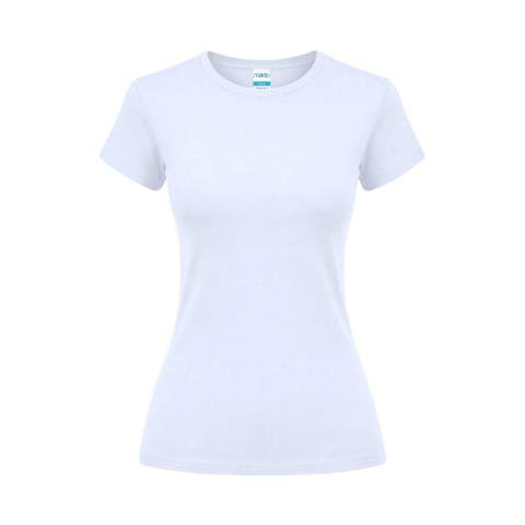 Vit T-shirt för kvinnor Epika, Vit – Makito (1)
