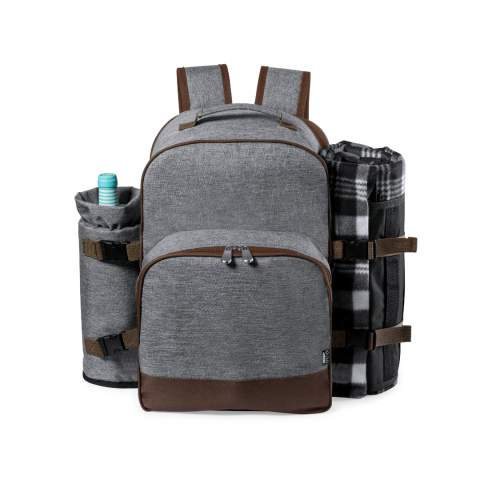 Picknick Cool Bag Ryggsäck Seyman, Grå – Makito (1)