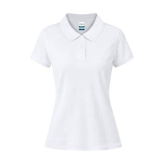 Vit pikétröja för kvinnor Koupan, Vit