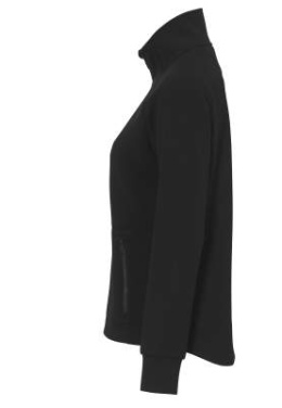 Anzac Lady FZ Collar – sweatshirt, Svart – D.A.D (4)