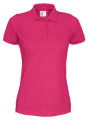 Lady – pikétröja, Mörk cerise