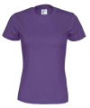 Lady – T-shirt, Purpur