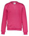 Crew Neck Kid – sweatshirt, Mörk cerise