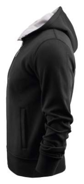 Parkwick Sweater – tröja med hel dragkedja (herr), Svart – James Harvest (4)