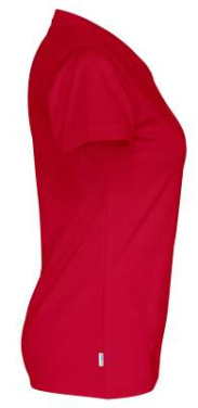 T-shirt Lady – V-ringad tröja, Röd – Cottover (4)